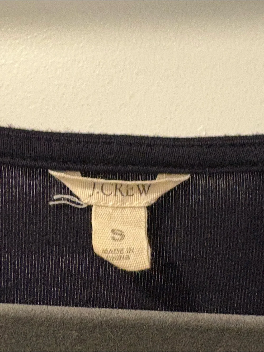 J. Crew Navy Twist-Front Midi Dress